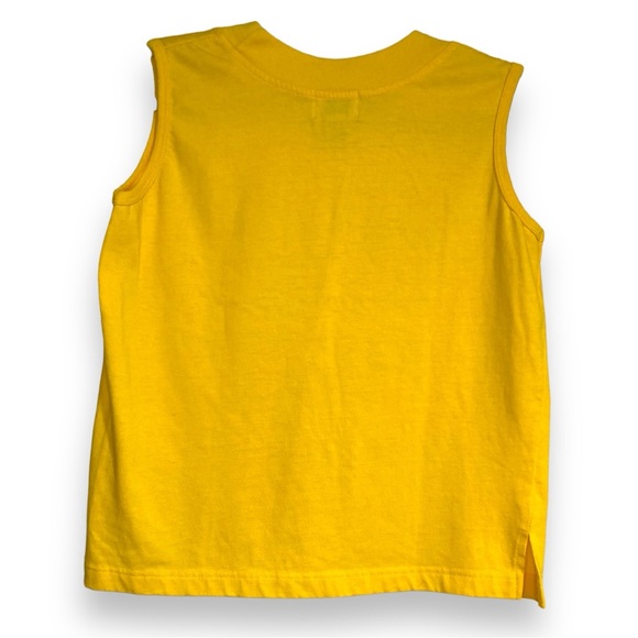 Vintage 90s SML Sport Yellow Tank Top Women’s Large Cotton Blend Activewear - Picture 10 of 17